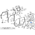 Toyota Reinforcement, Back Door Opening, Lower LH