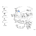 Headlamp Washer Actuator Sub-Assembly Right Hand - Toyota Land Cruiser 2016-2021