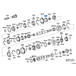 RING SET, SYNCHRONIZER, NO.3 - Toyota (33039-60030)