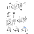 Toyota OEM Genuine Cylinder & Key Set, Spare Wheel Lock