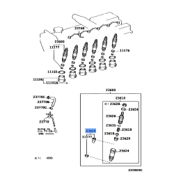 Toyota Genuine Fuel Injector Nozzle Assy 23620-19105
