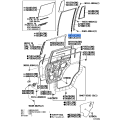 Rear Door Glass Run Channel - Toyota Land Cruiser (2008-2021) Right Hand