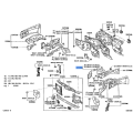 Toyota Seal, Front Fender Apron to Frame, Rear