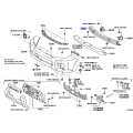 TOYOTA 52021-60140 Genuine Front Bumper Reinforcement Sub-Assembly