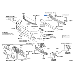 TOYOTA 52021-60140 Genuine Front Bumper Reinforcement Sub-Assembly