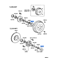 TOYOTA 43514-43010 Genuine Cap, Front Hub Grease