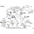 Toyota OEM Bracket, Actuator Support, RR 48539-60020