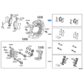 Toyota Genuine Front Disc Brake Pad Kit 04465-48190