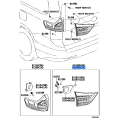 TOYOTA 81590-08011 Genuine Rear Lamp Assembly Left Hand