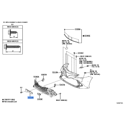 Bracket,Front Bumper Extension Mounting