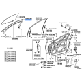 WEATHERSTRIP, FRONT DOOR, UPPER, LH
