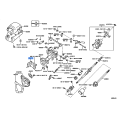 TOYOTA 45280-35220 Genuine Steering Column Bracket Upper