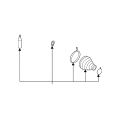 NISSAN C9BDA-1AA0L Genuine Repair Kit - Dust Boot Outer