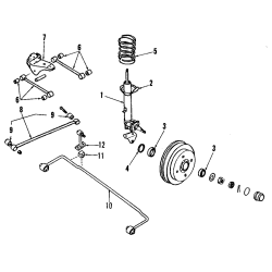 NISSAN 43210-D0100 Genuine Bearing, Rear Axle Inner