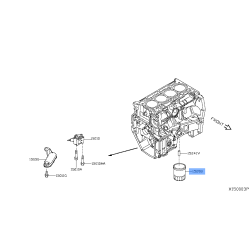 Nissan Genuine 15208-65F0E Engine Oil Filter Fits Altima / Maxima / X-Trail and More