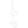 NISSAN E4302-3TA1B Genuine Strut Assembly