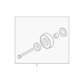 Drive Belt Idler Pulley - Nissan Frontier NV Xterra 2005-2020 - OEM 11925-EA20B