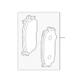 Genuine Nissan Front Brake Pads D1060-3JA0A