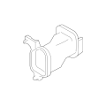 Genuine Nissan 370Z Air Inlet Duct 16554-JK23D