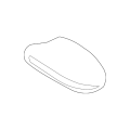 Nissan Maxima Exterior Driver Side Mirror Cover 2009-2014 96374-9N80A