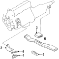 Rear Transmission Mount - Nissan Frontier 2.4L 4WD 1998-2004
