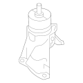 Nissan Pathfinder Rear Engine Mount Bracket Support 4WD OEM