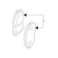 Genuine Nissan Brake Pads Front D1060-9DJ0A