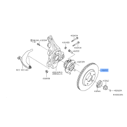 Nissan Genuine 40206-3TA0A Front Brake Disc Fits Altima