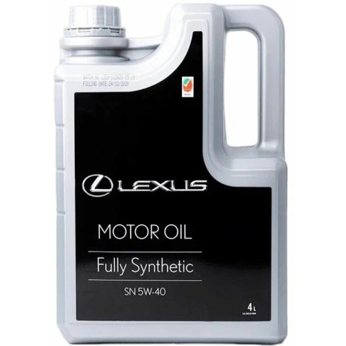 Lexus SAE 5W-40 API SN Fully Synthetic Engine Oil 4l