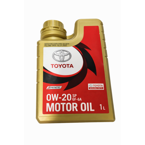 Toyota Motor Oil SP/GF-6 0W20 1L