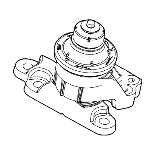 FORD GB5Z6038A Genuine Engine Front Support Bracket