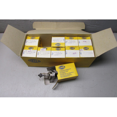 HELLA H4 Halogen Headlight Bulb - 12V, 60/55W, P43t