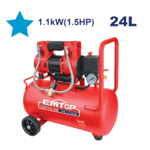 AIR COMPRESSOR  24LTR INPUT POWER:1100W(1.5HP) EACPS15243 EMTOP