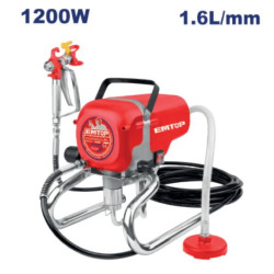 AIRLESS PAINT SPRAYER VOLTAGE:220-240V~50/60HZ 1200W 20.7MPA EMAY1A10 EMTOP