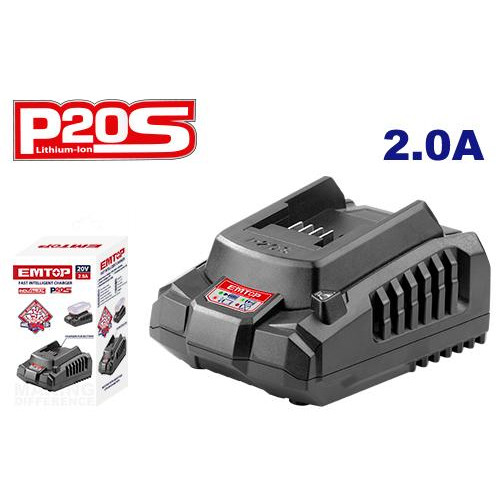 BATTERY CHARGER 20V VOLTAGE 220-240V~50/60HZ EFCR20200 EMTOP