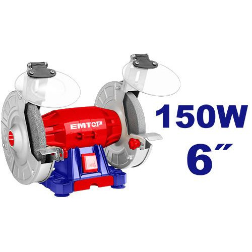 BENCH GRINDER 150W VOLTAGE;220-240V~50HZ SPEED:2950RPM EBGR61501 EMTOP