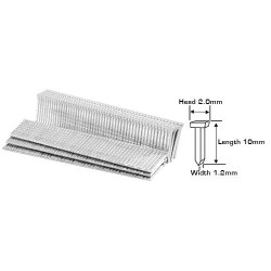 BRAD NAIL 10X2X1.2MM 5000PCS LENGTH:10MM ENAL0310 EMTOP