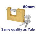 BRASS BLOCK  PADLOCK H/D 60MM EPDKH6001 EMTOP