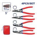 CIRCLIP PLIERS 4 PCS/SET SIZE:5''/125MM EPLSC5411 EMTOP