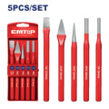 COLD CHISEL AND PUNCH 5PCS SET EMCC8395 EMTOP