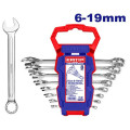 COMBINATION SPANNER SET 8PCS/SET SIZE:6-19MM ECSS10801 EMTOP