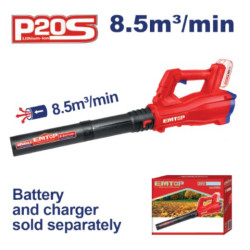 CORDLESS BLOWER 20V SPOEED 15000RPM ELAB20323 EMTOP