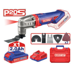 CORDLESS MULTI-TOOL 20V SPEED 5000-20000RPM ELMF20221 EMTOP