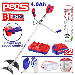 CORDLESS STRING TRIMMER AND BRUSH CUTTER 40V SPEED 0-5000/0-6500RPM ELMR202523 EMTOP