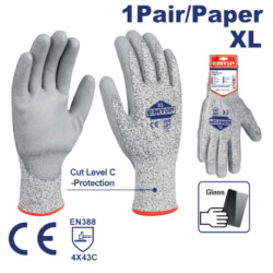 CUT-RESISTANT GLOVES XL EPGV0301 EMTOP