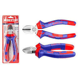 DIAGONAL CUTTING PLIERS SIZE;7''/180MM TWO COLOR HANDLE EPLRD0711 EMTOP