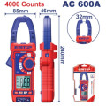DIGITAL AC CLAMP METER DISPLAY: TRUR RMS 4000 COUNTS AC EDMR766001 EMTOP