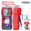 DIGITAL MULTIMETER DISPALY: TRUR RMS 6000 COUNTS CURRENT: 6000uA/60mA/600mA/10A EDMR5310002 EMTOP