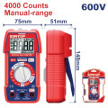 DIGITAL MULTIMETER DISPLAY:TRUR RMS 4000 COUNTS  DC CURRENT:40mA/400mA /10A EDMR536002 EMTOP