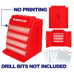 DRILL BITS DISPLAY BOX EPBX12688 EMTOP
